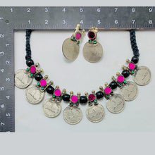 Load image into Gallery viewer, Vintage Coins Antique jewelry set