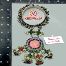 Load image into Gallery viewer, Vintage Handmade Bracelet With Rings, Link and Chain Bracelet