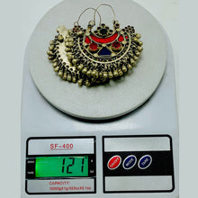 Load image into Gallery viewer, Vintage Handmade Hoop Earrings