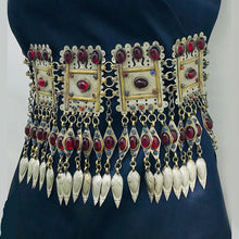 Load image into Gallery viewer, Vintage Handmade Turkmen Belly Dance Belt