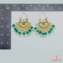 Load image into Gallery viewer, Vintage Hoop Style Earrings With Pearls