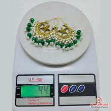 Load image into Gallery viewer, Vintage Hoop Style Earrings With Pearls