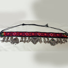 Load image into Gallery viewer, Afghan Vintage Kuchi Belt With Old Pendants and Tassels