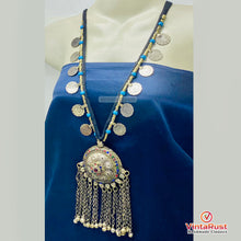 Load image into Gallery viewer, Vintage Kuchi Coin Necklace with Chain Pendant