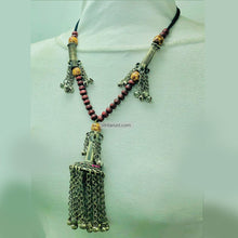 Load image into Gallery viewer, Vintage Kuchi Pendant Necklace with Bells