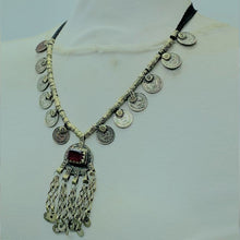 Load image into Gallery viewer, Vintage Kuchi Tribal Necklace With Coins