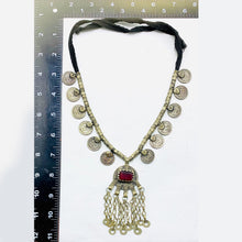 Load image into Gallery viewer, Vintage Kuchi Tribal Necklace With Coins