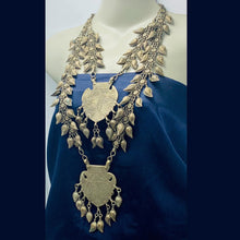 Load image into Gallery viewer, Vintage Kuchi Two Layered Bib Necklace