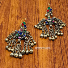 Load image into Gallery viewer, Vintage Long Bells Dangle Earrings