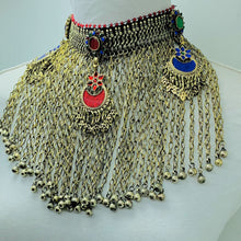 Load image into Gallery viewer, Vintage Long Bells Nomadic Choker Necklace