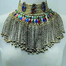 Load image into Gallery viewer, Vintage Long Bells Tribal Necklace