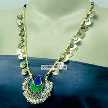 Load image into Gallery viewer, Vintage Long Mala With Metal And Wooden Beads