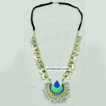 Load image into Gallery viewer, Vintage Long Mala With Metal And Wooden Beads