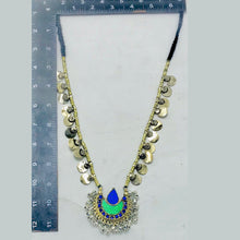 Load image into Gallery viewer, Vintage Long Mala With Metal And Wooden Beads