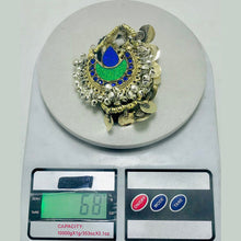 Load image into Gallery viewer, Vintage Long Mala With Metal And Wooden Beads