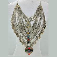 Load image into Gallery viewer, Vintage Long Multi Strands Bib Necklace