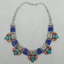 Load image into Gallery viewer, Vintage Nepalese Tribal Choker Necklace