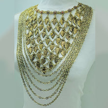 Load image into Gallery viewer, Vintage Oversized Multi Strands Bib Necklace