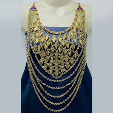 Load image into Gallery viewer, Vintage Oversized Multi Strands Bib Necklace