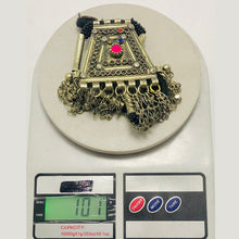 Load image into Gallery viewer, Vintage Pendant Middle Eastern Silver Necklace