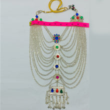 Load image into Gallery viewer, Vintage Silver Layered Bib Necklace