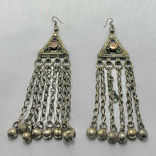 Load image into Gallery viewer, Vintage Silver Long Bells Earrings