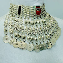 Load image into Gallery viewer, Vintage Silver Long Dangling Tassels Necklace