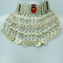 Load image into Gallery viewer, Vintage Silver Long Dangling Tassels Necklace