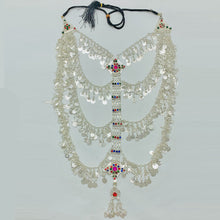 Load image into Gallery viewer, Vintage Silver Multilayers Massive Bib Necklace