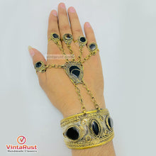 Load image into Gallery viewer, Vintage Slave Bracelet Hand Chain With Rings