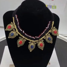Load image into Gallery viewer, Vintage Statement Collar Choker Stones Necklace
