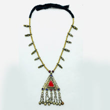 Load image into Gallery viewer, Vintage Triangular Amulet Style Pendant Necklace