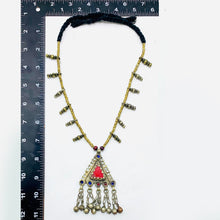 Load image into Gallery viewer, Vintage Triangular Amulet Style Pendant Necklace