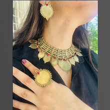 Load image into Gallery viewer, Vintage Tribal Coins Jewelry Set