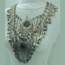 Load image into Gallery viewer, Vintage Tribal Oversized Bib Necklace