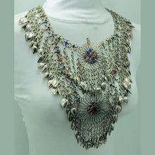 Load image into Gallery viewer, Vintage Tribal Oversized Bib Necklace