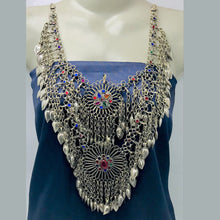 Load image into Gallery viewer, Vintage Tribal Oversized Bib Necklace