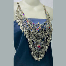 Load image into Gallery viewer, Vintage Tribal Oversized Bib Necklace
