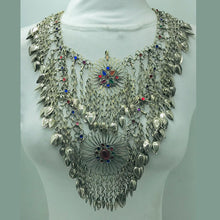 Load image into Gallery viewer, Vintage Tribal Oversized Bib Necklace