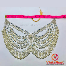 Load image into Gallery viewer, Vintage Tribal Silver Kuchi Massive Bib Necklace