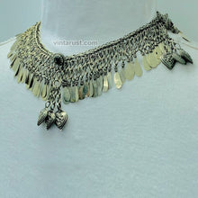 Load image into Gallery viewer, Vintage Turkmen Choker Necklace With Tassels