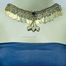Load image into Gallery viewer, Vintage Turkmen Choker Necklace With Tassels