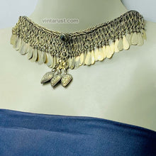 Load image into Gallery viewer, Vintage Turkmen Choker Necklace With Tassels