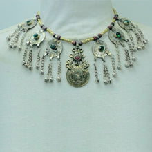 Load image into Gallery viewer, Vintage Turkmen Coin Pendant Necklace