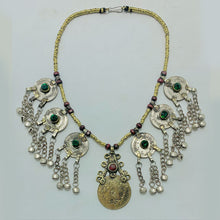Load image into Gallery viewer, Vintage Turkmen Coin Pendant Necklace