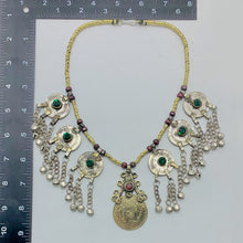 Load image into Gallery viewer, Vintage Turkmen Coin Pendant Necklace