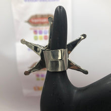 Load image into Gallery viewer, Vintage Turquoise Massive Stone Star Ring