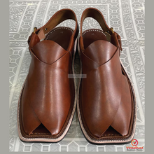 Load image into Gallery viewer, Premium Leather Peshawari Chappal