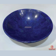 Load image into Gallery viewer, Handmade Lapis Lazuli Decorative Bowl