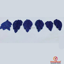 Load image into Gallery viewer, Lapis Lazuli Leaf-Shaped Gemstones Pendant